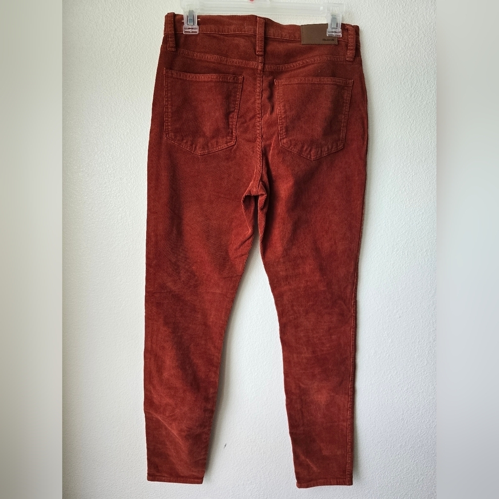 Madewell Women Rust Corduroy Pants - Picture 4 of 11